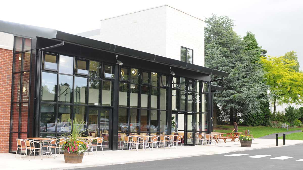 An exterior photograph of The Hammond School